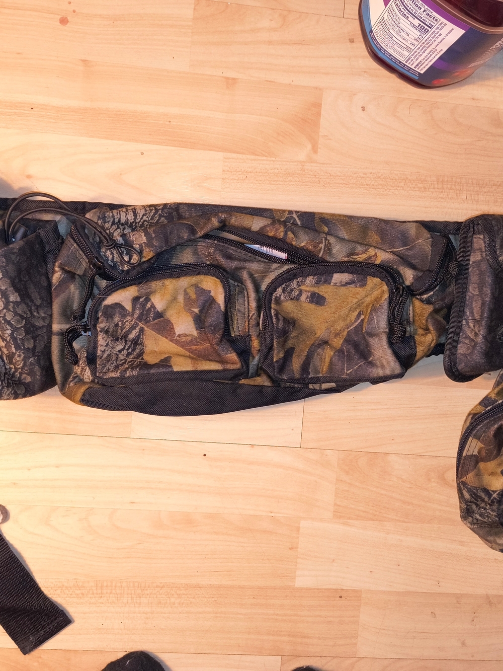 Camouflage Men’s Waist Pack - Green Camo 8 Pocket
